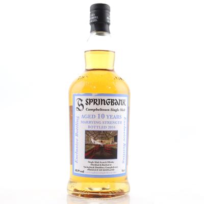 Springbank 10 Year Old Marrying Strength / Cadenhead Whisky Shop