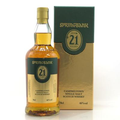 Springbank 21 Year Old 1st Cask Rum Matured / Signed by Gavin McLachlan