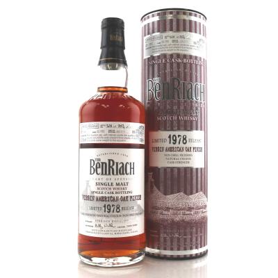 Benriach 1978 Single Cask 32 Year Old #4387 / Virgin American Oak Finish