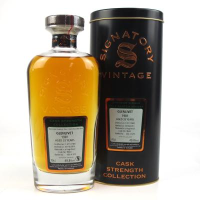 Glenlivet 1981 Signatory Vintage 33 Year Old