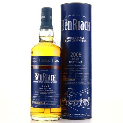 Benriach 2008 Single Peated Port Cask 11 Year Old #2254 / Viking Line - Signed