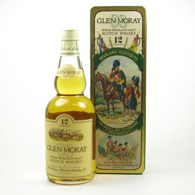 Glen Moray 12 Year Old Argyl and Sutherland Highlanders Tin 