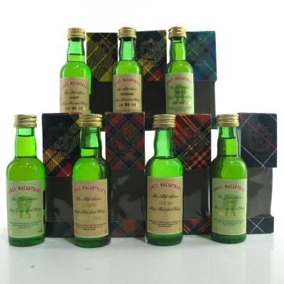 James MacArthur Miniature Selection 7 x 5cl