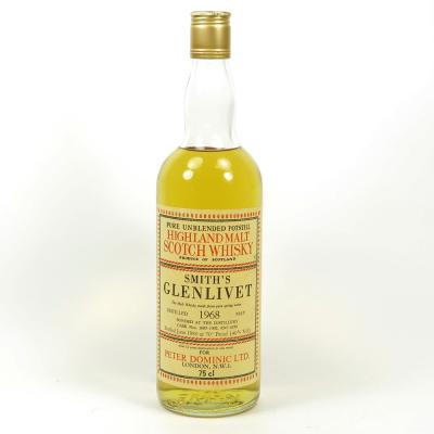 Glenlivet 1968 Peter Dominic Ltd Glenlivet 1968 Peter Dominic Ltd