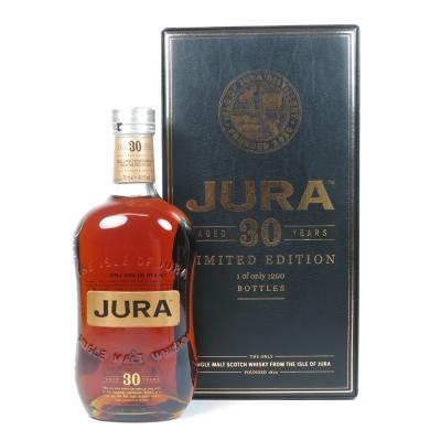 Jura 30 Year Old Limited Edition (World of Whiskies) / Signed 