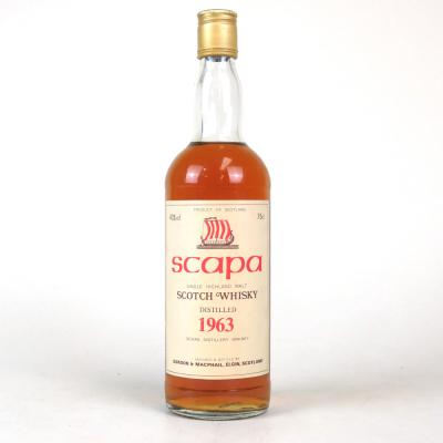 Scapa 1963 Gordon and MacPhail 