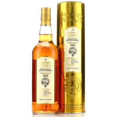 Springbank 1993 Murray McDavid 23 Year Old Mission Gold Springbank 1993 Murray McDavid 23 Year Old Mission Gold
