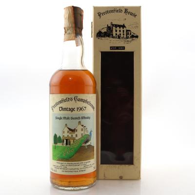 Springbank 1967 Prestonfield 20 Year Old Sherry Wood