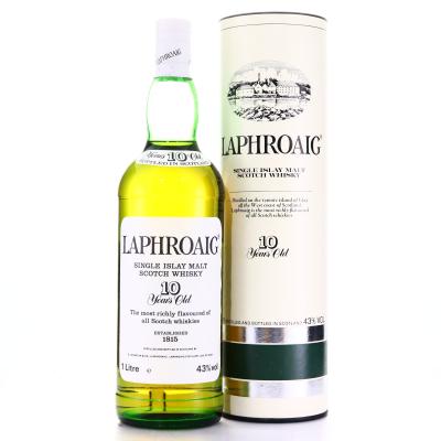 Laphroaig 10 Year Old - Pre Royal Warrant 1 Litre