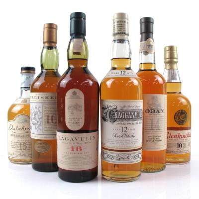 Classic Malt Collection Gift Set / Including Plinth