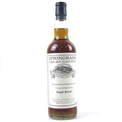 Springbank 1997 Nicholls and Sauvala 15 Year Old