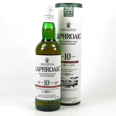 Laphroaig 10 Year Old Cask Strength Batch #07 200th Anniversary