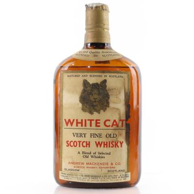 White Cat Fine Old Scotch Whisky circa 1960s