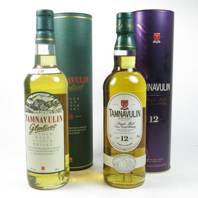Tamnavulin 10 Year Old and 12 Year Old 2 x 70cl
