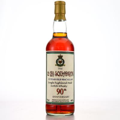 Macallan 12 Year Old 12 (3) Squadron 90th Anniversary