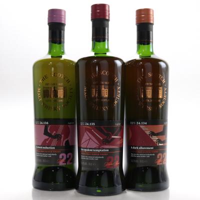 Macallan 22 Year Old SMWS Collection / 3 x 70cl