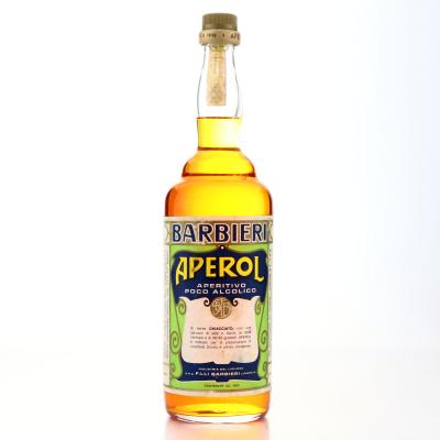 Barbieri Aperol Aperitivo 1 Litre 1970s