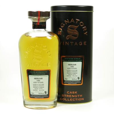 Aberlour 1990 Signatory Vintage 19 Year Old