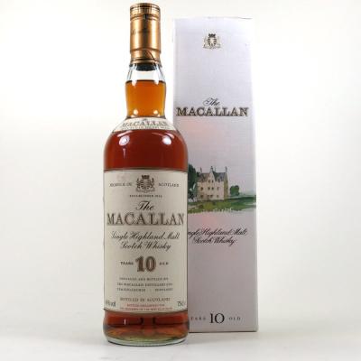 Macallan 10 Year Old New Club Elgin 1980s Macallan 10 Year Old New Club Elgin 1980s