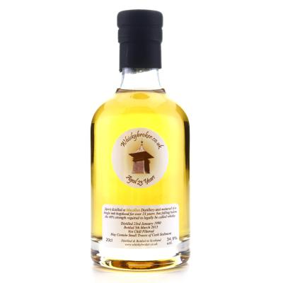 Macallan 1990 Whisky Broker 23 Year Old Single Malt Spirit 20cl Macallan 1990 Whisky Broker 23 Year Old Single Malt Spirit 20cl