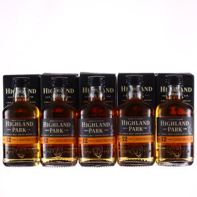 Highland Park 12 Year Old Miniature x 5