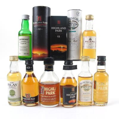 Island / Islay Single Malt Miniature Selection 8 x 5cl