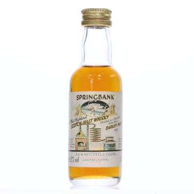 Springbank 1966 Sherry Cask 24 Year Old Miniature 5cl  / Local Barley