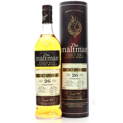 Secret Speyside Single Malt 1993 Maltman 26 Year Old / Macallan 