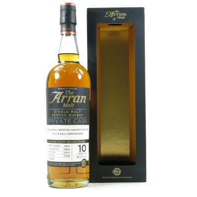 Arran 2004 Private Cask 10 Year Old / Gall and Gall Cardholders