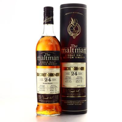 Secret Orkney Single Malt 1995 Maltman 24 Year Old