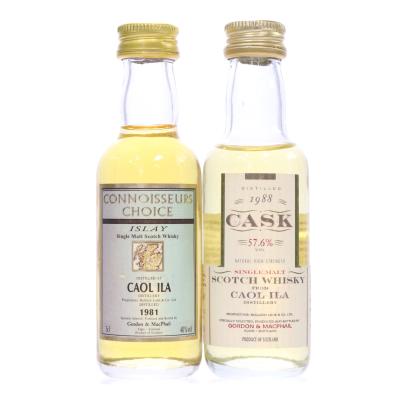 Caol Ila Gordon and MacPhail Miniature Selection 2 x 5cl