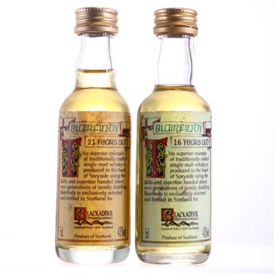 Glenfarclas 'Blairfindy' Blackadder Miniatures x 2