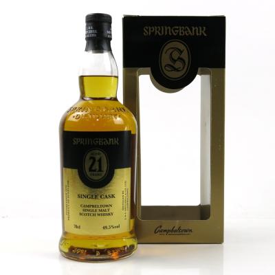 Springbank 21 Year Old / Asian Import Springbank 21 Year Old / Asian Import