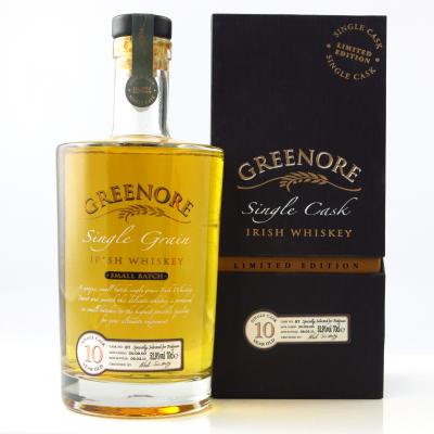 Greenore 2000 Single Cask 10 Year Old Irish Single Grain / Belgian Exclusive