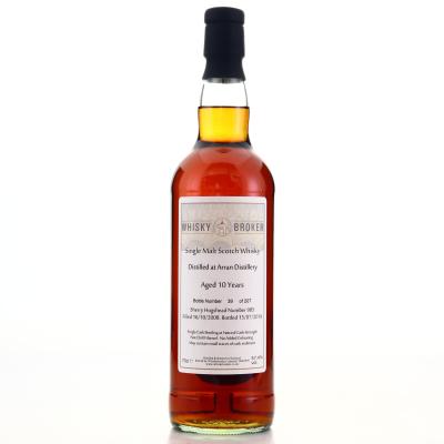 Arran 2008 Whisky Broker 10 Year Old