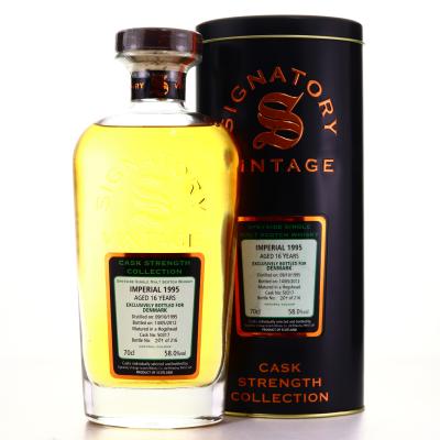 Imperial 1995 Signatory Vintage 16 Year Old Cask Strength / Denmark