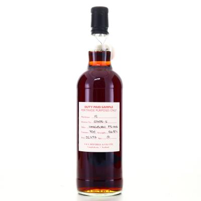 Hazelburn 1997 Duty Paid Sample 17 Year Old / Fresh Sherry Hogshead