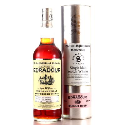 Edradour 2010 Signatory Vintage 10 Year Old Edradour 2010 Signatory Vintage 10 Year Old