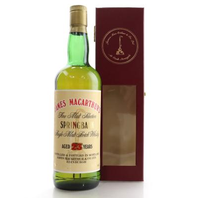 Springbank 23 Year Old James MacArthur 1980s