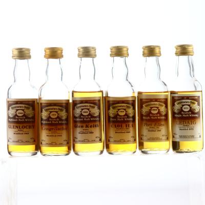 Gordon and MacPhail Connoisseurs Choice Miniatures x 6