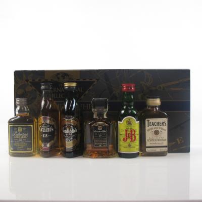 The International Collection Premium Whiskies 6 x 5cl Miniatures