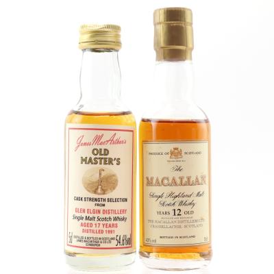 Speyside Miniature Selection 2 x 5cl / includes Macallan 12 Year Old