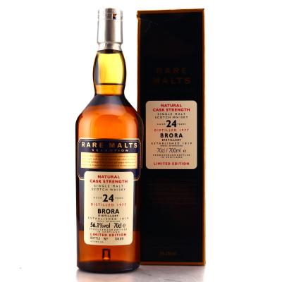 Brora 1977 Rare Malt 24 Year Old / 56.1%