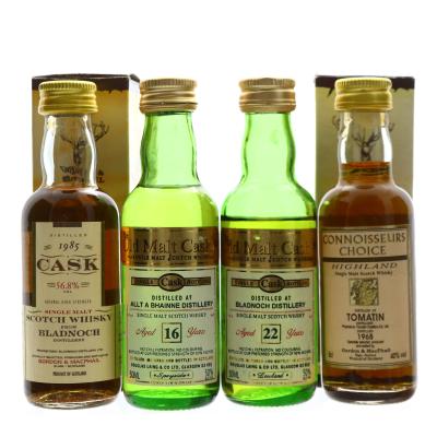 Gordon and MacPhail Miniatures x 4