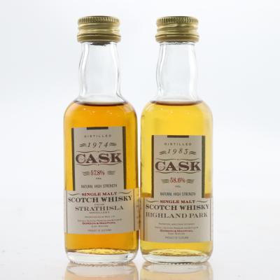 Gordon and MacPhail Cask Strength Miniature Selection 2 x 5cl / including Highland Park 1983