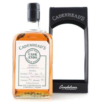 Caperdonich 1996 Cadenhead's 19 Year Old / Cask Ends