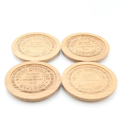 Hakushu Wooden Coaster x 4