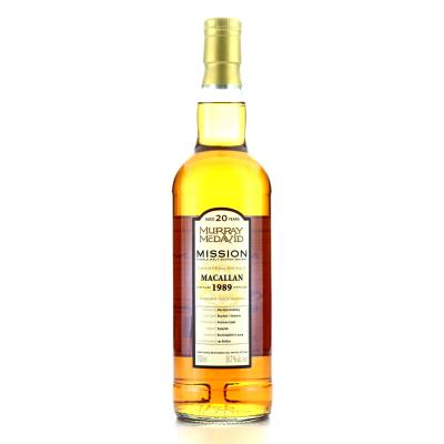 Macallan 1989 Murray McDavid 20 Year Old Mission