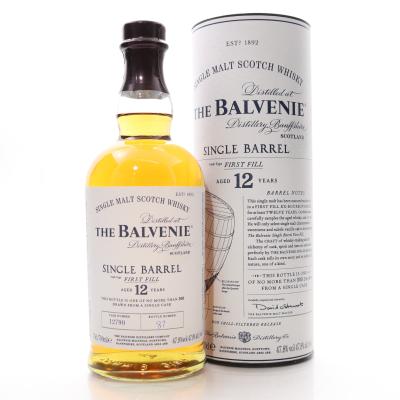 Balvenie 12 Year Old Single Barrel #12790 / First Fill