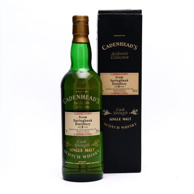 Springbank 1985 Cadenhead's 9 Year Old Springbank 1985 Cadenhead's 9 Year Old